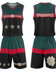 Adult Basketball Sports Uniform Jersey & Shorts Ddiiro