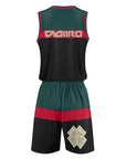 Adult Basketball Sports Uniform Jersey & Shorts Ddiiro