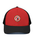 Unisex Trucker Hat With Black Half-mesh