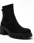 DDIIRO Suede Platform Heeled Boots