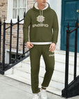 DDIIRO Cotton Hoodie & Joggers Set