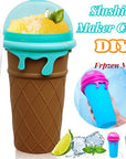 500ml Magic Slushy Maker Cup Quick Freeze Smoothie & Juice Cup