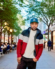 Men's Knit Sweater Fleece Jacket – Striped Hoodie, Thick Warm Winter Windbreaker Pullover