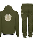 DDIIRO Cotton Hoodie & Joggers Set