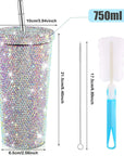 Diamond Insulated Cup Stickers Diamond Drink Cups Car Cups