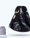 Baby Wrap Newborn Sling Dual Use Infant Nursing Cover Carrier Mesh Fabric Breastfeeding Carriers Up To 130 Lbs (0-36M)