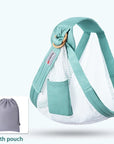 Baby Wrap Newborn Sling Dual Use Infant Nursing Cover Carrier Mesh Fabric Breastfeeding Carriers Up To 130 Lbs (0-36M)
