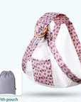 Baby Wrap Newborn Sling Dual Use Infant Nursing Cover Carrier Mesh Fabric Breastfeeding Carriers Up To 130 Lbs (0-36M)
