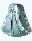 Baby Wrap Newborn Sling Dual Use Infant Nursing Cover Carrier Mesh Fabric Breastfeeding Carriers Up To 130 Lbs (0-36M)