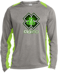 ST361LS Long Sleeve Heather Colorblock Performance Tee