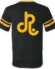 DDIIRO V-Neck Sleeve Stripe Jersey
