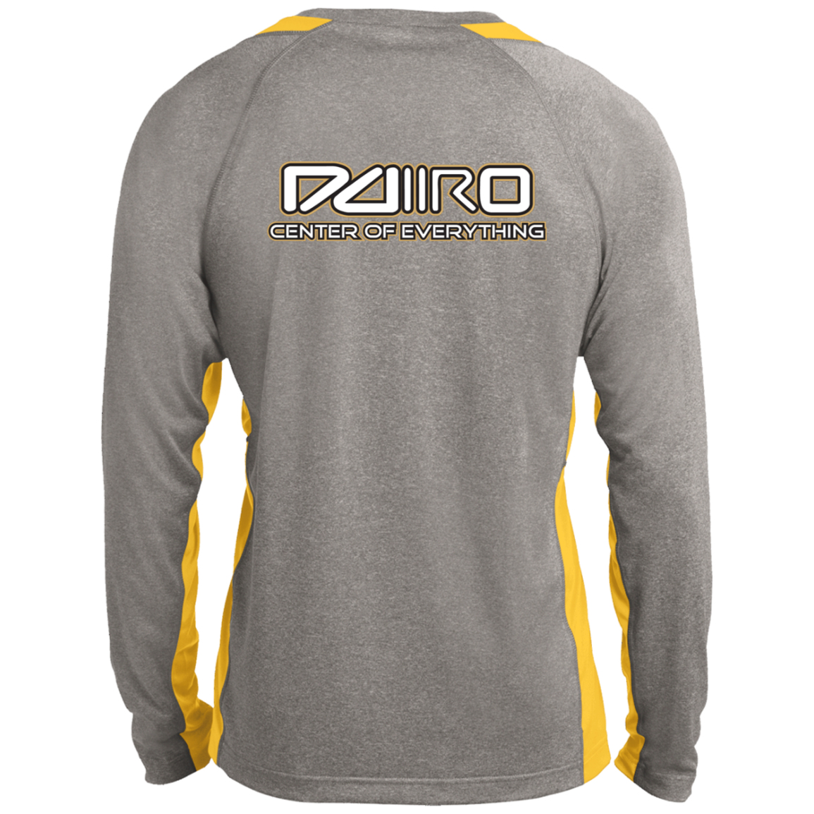 DDIIRO Long Sleeve Heather Colorblock Performance Tee
