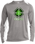 ST361LS Long Sleeve Heather Colorblock Performance Tee
