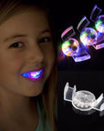 Glow Tooth Funny LED Light Kids Children Light-up Toys Flashing Flash Brace Mouth Guard Piece Glow Party Supplies