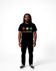 DDIIRO 3-Star Rasta Tee 🌟🔥 | Bold Streetwear Statement
