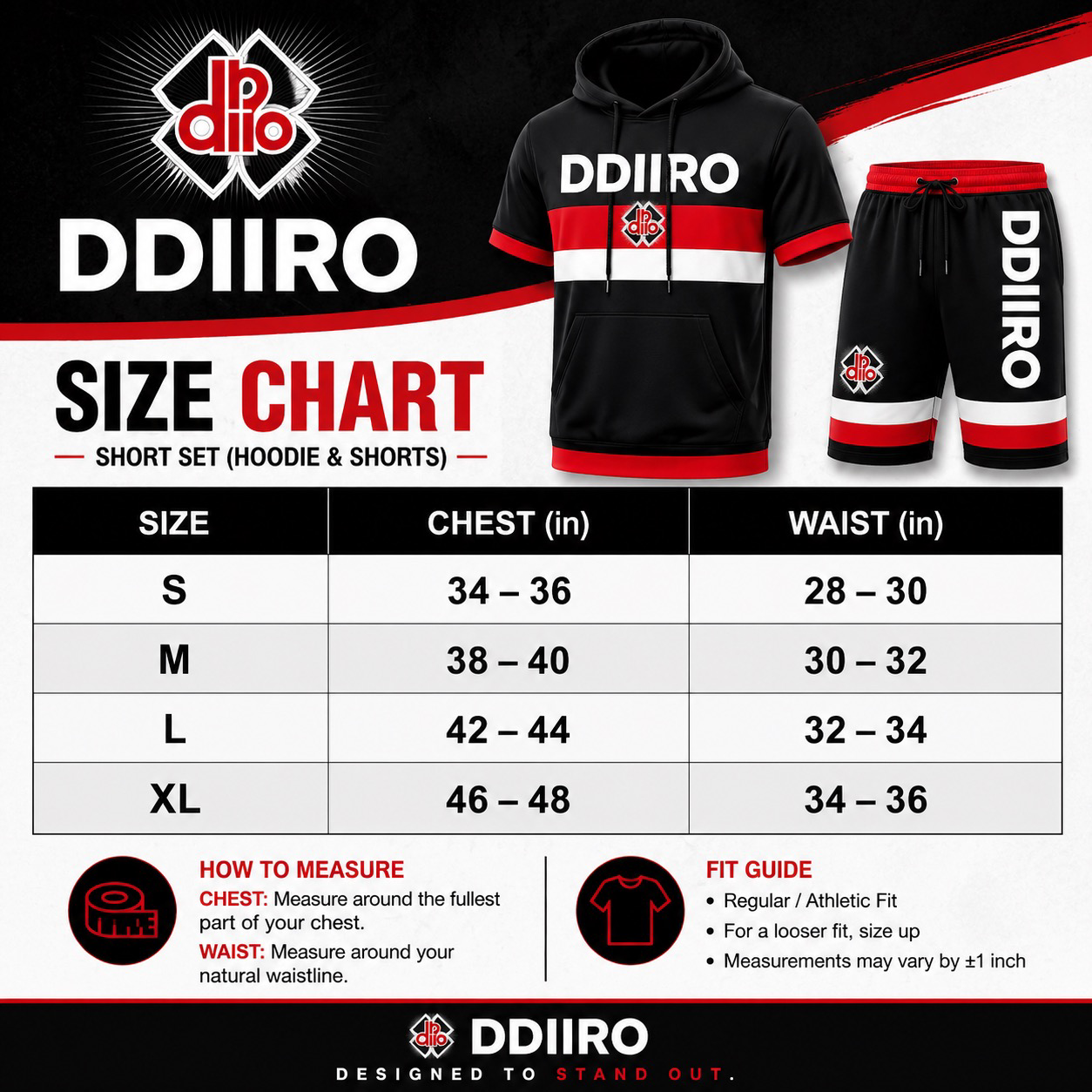 DDIIRO Urban Embroidered Set! 🔥 | Sizes M–XL | Limited Drop