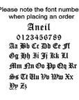 Personalized Customized Name Ring Stainless Steel Double Name Adjustable Multi Style Ring Women's Jewelry Gift Box Packaging