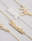 Personalized Stainless Steel Name Bracelet – Elegant Custom Jewelry Gift for Friends & Wives
