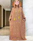 Gold Dust Dress Islam Women Dress Kaftan