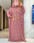Gold Dust Dress Islam Women Dress Kaftan