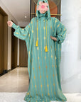 Gold Dust Dress Islam Women Dress Kaftan