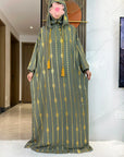Gold Dust Dress Islam Women Dress Kaftan