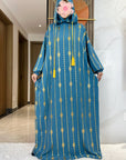 Gold Dust Dress Islam Women Dress Kaftan