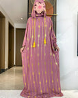 Gold Dust Dress Islam Women Dress Kaftan