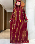 Gold Dust Dress Islam Women Dress Kaftan