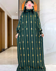 Gold Dust Dress Islam Women Dress Kaftan