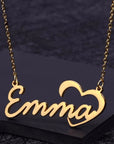 Stainless Steel Custom Necklace Personalized Name Necklace Handwritten Signature Necklace Custom Any Name Pendant