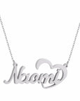 Stainless Steel Custom Necklace Personalized Name Necklace Handwritten Signature Necklace Custom Any Name Pendant