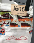 Vintage-Inspired Denim Shorts for Men – Embroidered & Ripped Knee-Length Shorts in White, Black, and Retro Blue