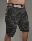 Men’s Waterproof Quick-Dry Tactical Cargo Shorts Multi-Pocket Outdoor Adventure Wear