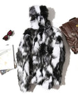 Men's Faux Fur Hooded Down Jacket – Thickened Winter Parka with Wool Lining, Stylish and Warm