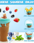 500ml Magic Slushy Maker Cup Quick Freeze Smoothie & Juice Cup