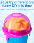 500ml Magic Slushy Maker Cup Quick Freeze Smoothie & Juice Cup