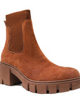 DDIIRO Suede Platform Heeled Boots