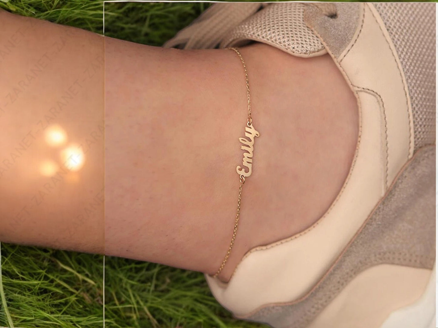 Custom Name Anklet, Personalised Anklet, Name Anklet , Anklets for women, Beach Jewelry, Dainty Anklet, Summer jewellery, Gift for her