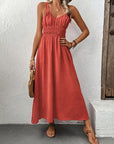 Sleeveless Strapless Casual Pleated Dress