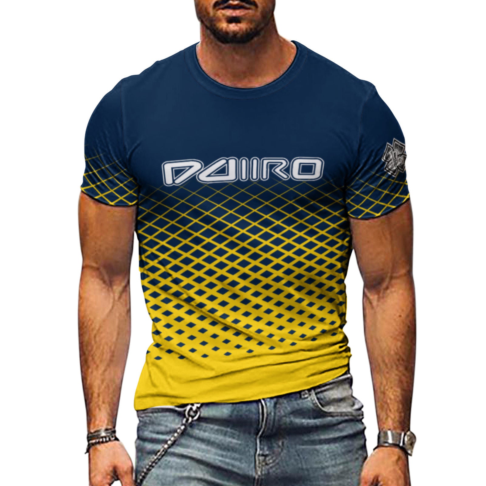 Men's all-print T-shirt