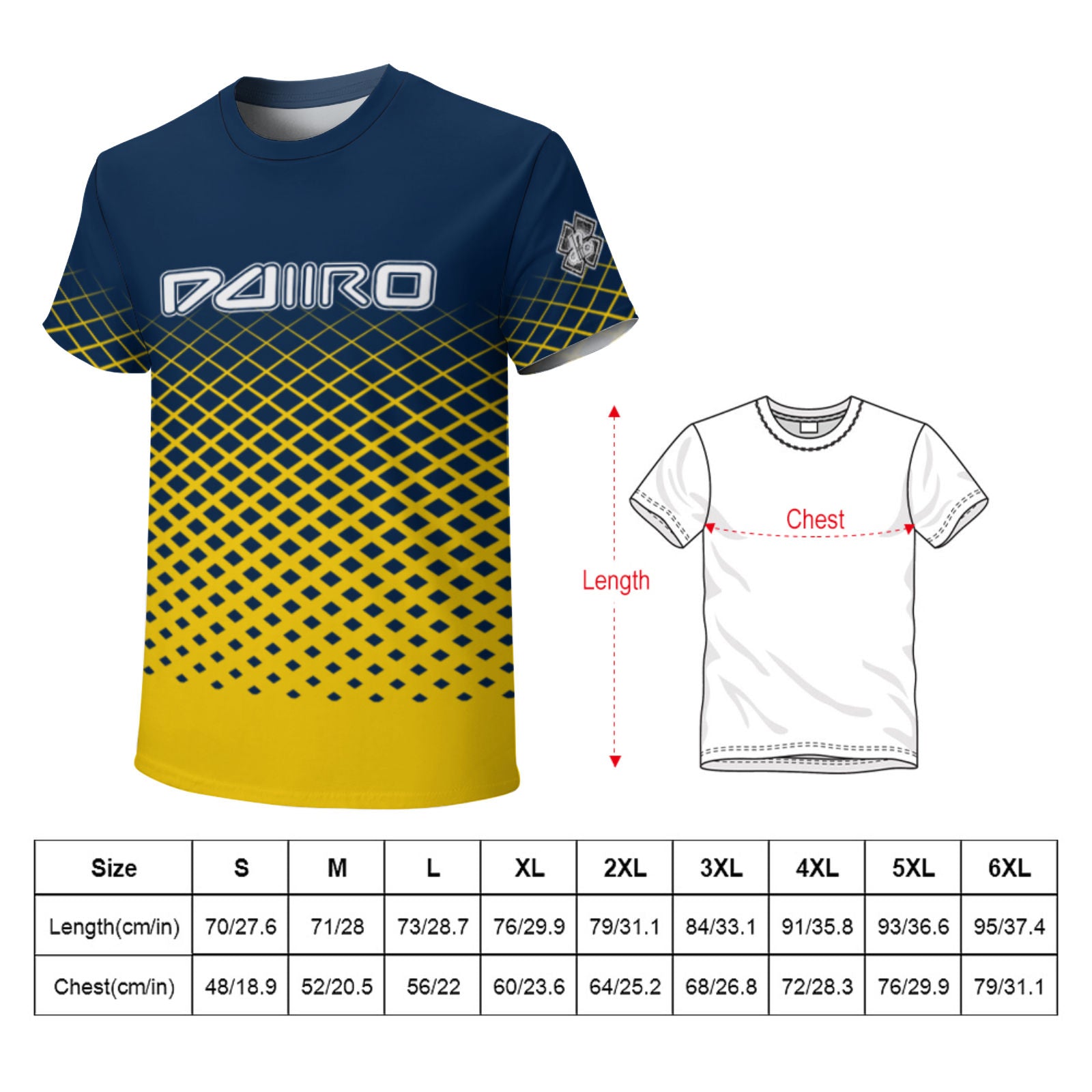Men's all-print T-shirt