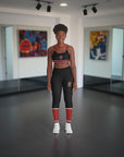 DDIIRO Padded Sports Bra & Leggings
