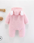 Cozy Hooded Baby Rompers