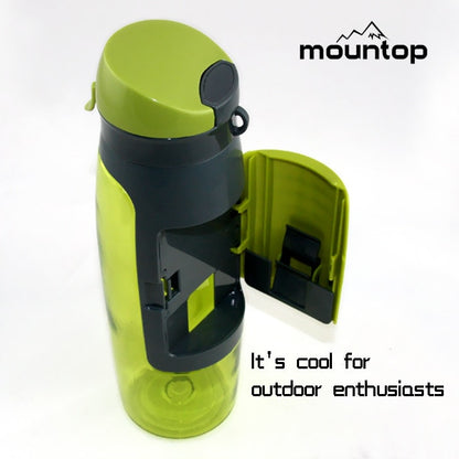 All-in-One Water Bottle + Wallet – Hide Cash, Cards & Keys While You Train