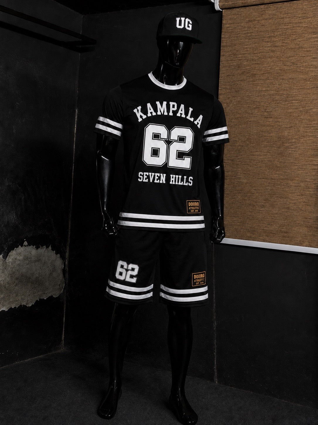 DDIIRO Kampala 62 Seven Hills Heritage Jersey Set – Black