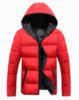 Jackets Men Winter Casual Outwear Windbreaker Slim Fit Hooded Fashion Overcoats