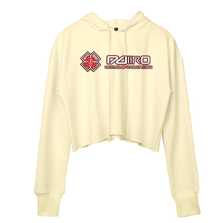 DDIIRO Women's Style Statement Fleece Crop Hoodie
