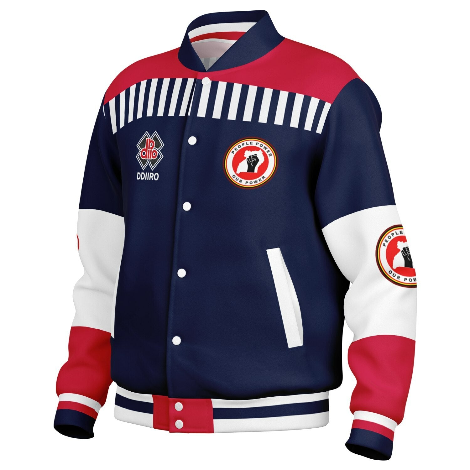 DDIIRO Varsity Jacket Power in Style