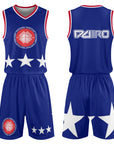 Adult Basketball Sports Uniform Jersey & Shorts Ddiiro